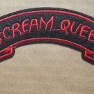 Scream Queen embroidered Iron on patch