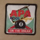 8 on the Break embroidered sew on patch