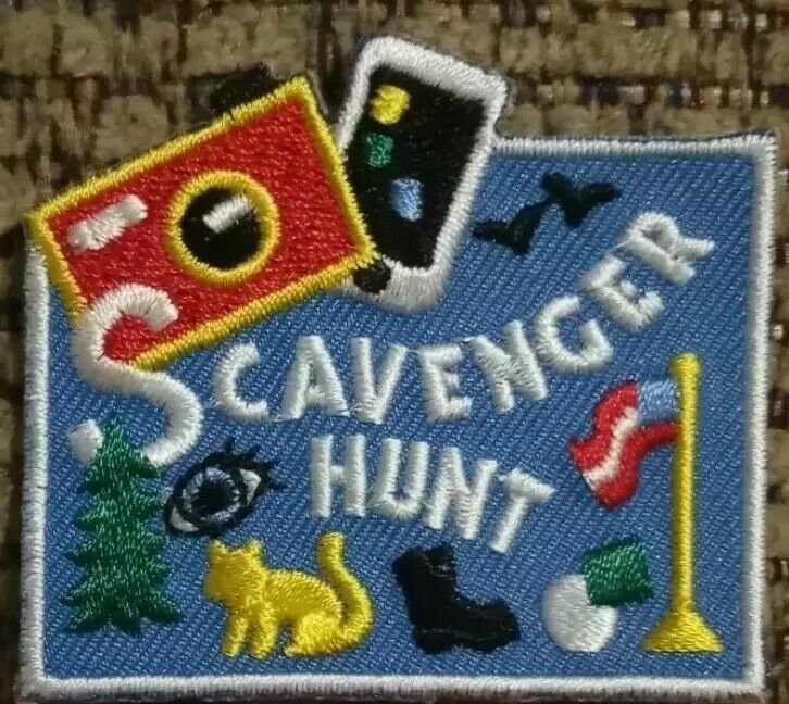 Girl Scouts Scavenger Hunt Gsa Activity Fun Patch Guides Brownies 7999