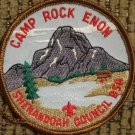 Camp Rock Enon - Shenandoah Council - BSA patch
