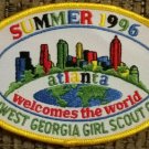 Girl Scouts - Northwest Georgia Council - 1996 Summer Olympics - GSA Patch NEW