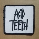 Acid Teeth embroidered Iron on Patch