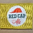 Red Cap Ale embroidered sew on patch