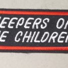 Keepers of the Children embroidered Iron on patch