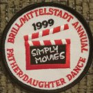 Girl Scouts - Brill/Mittelstadt - 1999 Annual Father/Daughter Dance - Patch