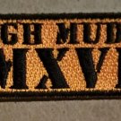 Tough Mudder MMXVIII embroidered Iron on patch