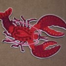 Lobster embroidered Iron on patch
