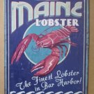 Maine Lobster - metal hanging wall sign