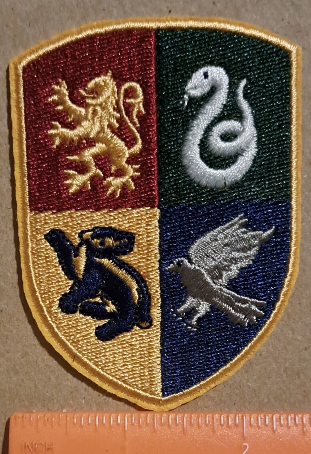 Hogwarts House embroidered Iron on patch