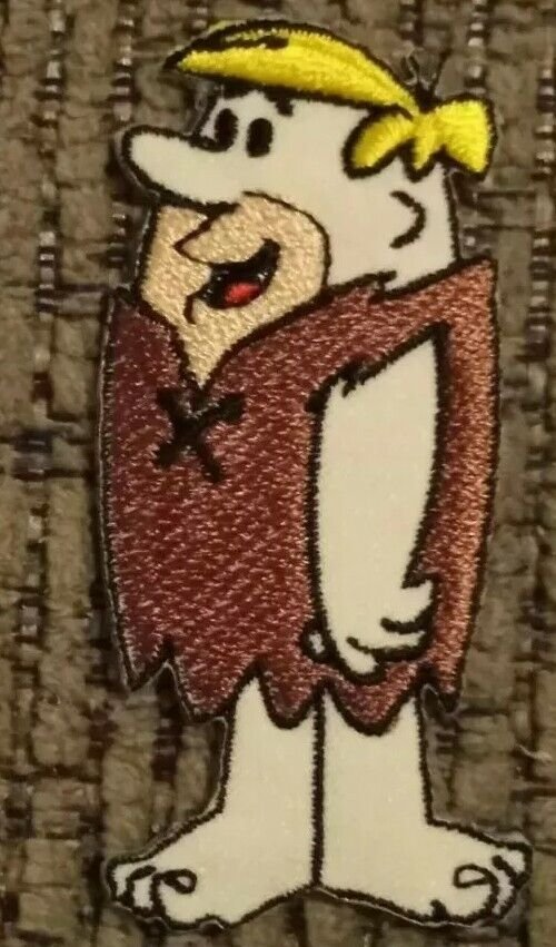 Barney Rubble Embroidered Iron On Patch 4157