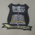 Tenderfoot International Schools embroidered Iron on patch