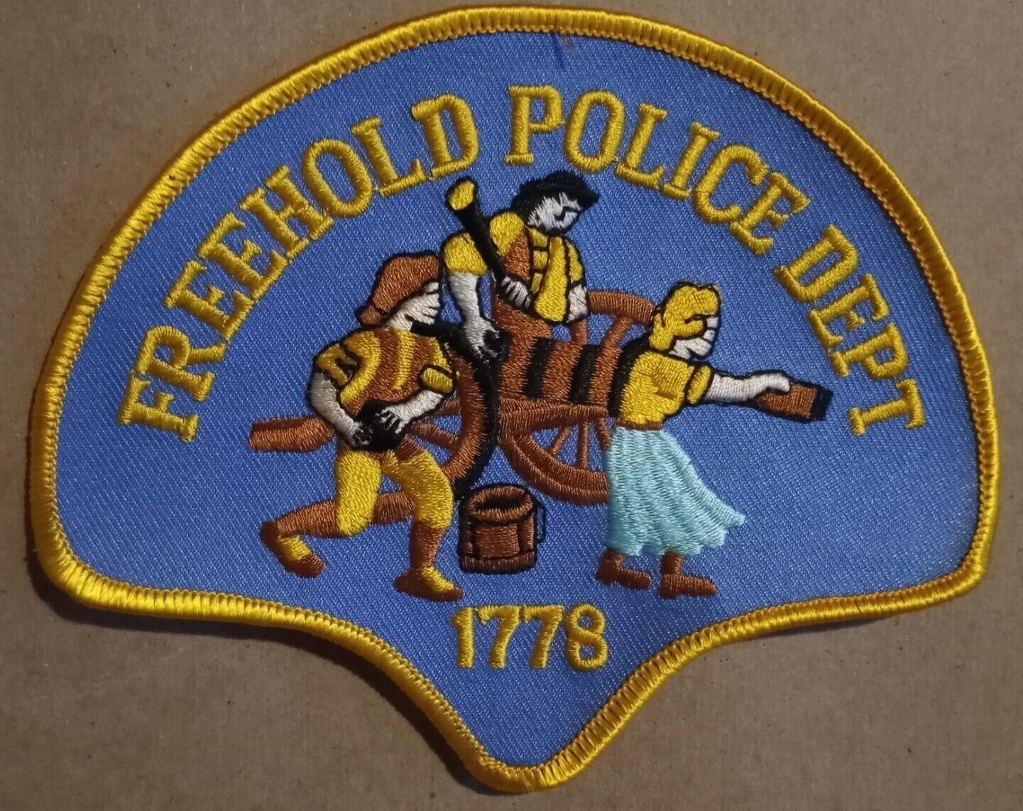 Freehold Police Department - sew on patch