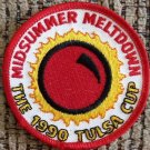 Midsummer Meltdown - The 1990 Tulsa Cup - embroidered sew on patch