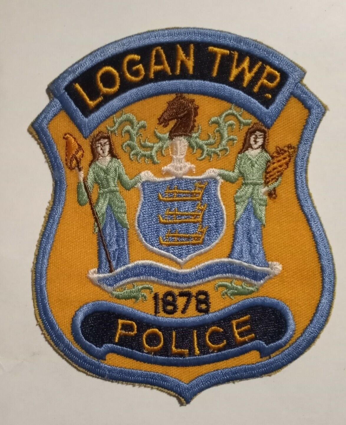 Logan Township Police New Jersey Iron on patch