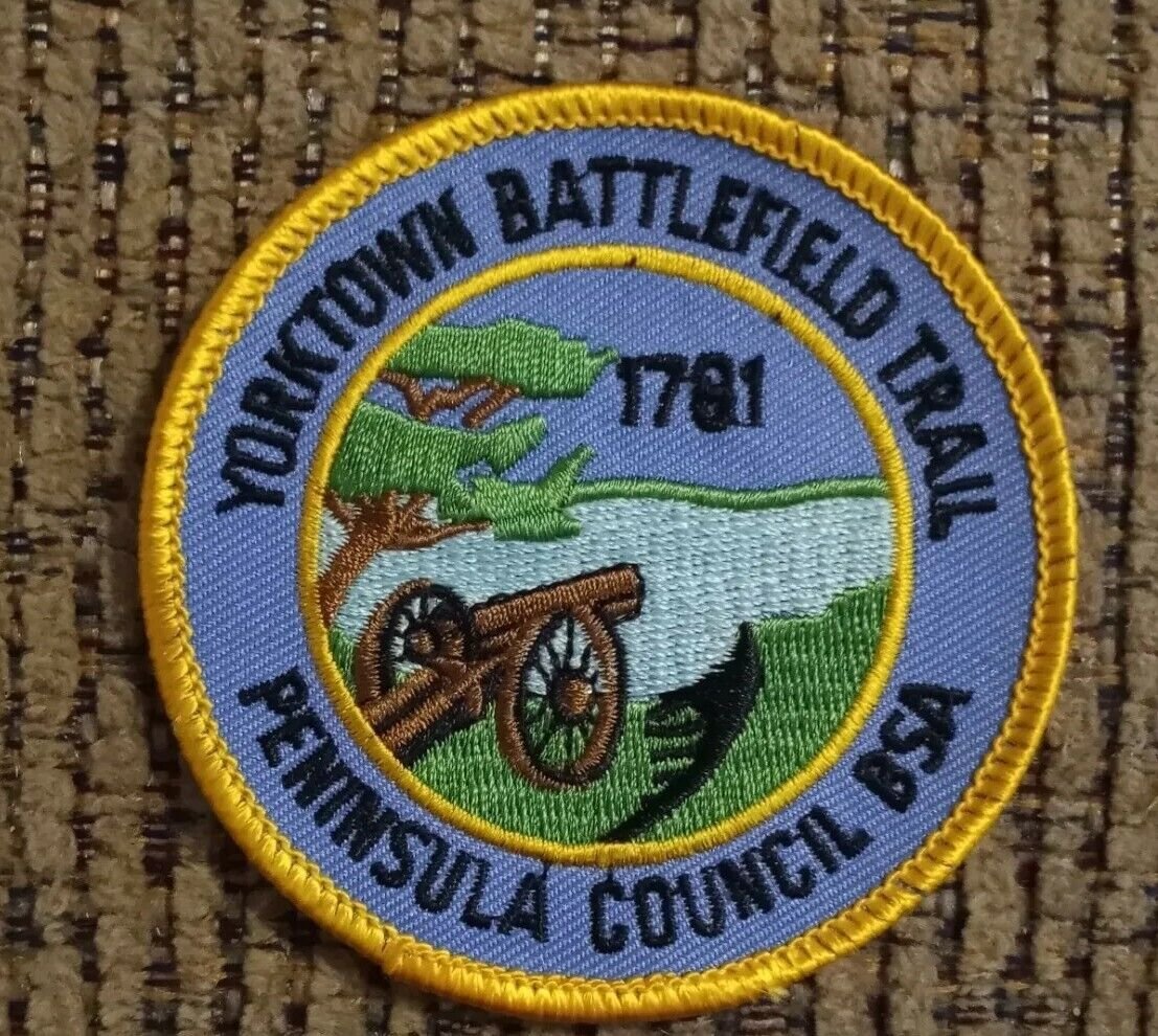 Yorktown Battlefield Trail Peninsula Council BSA patch