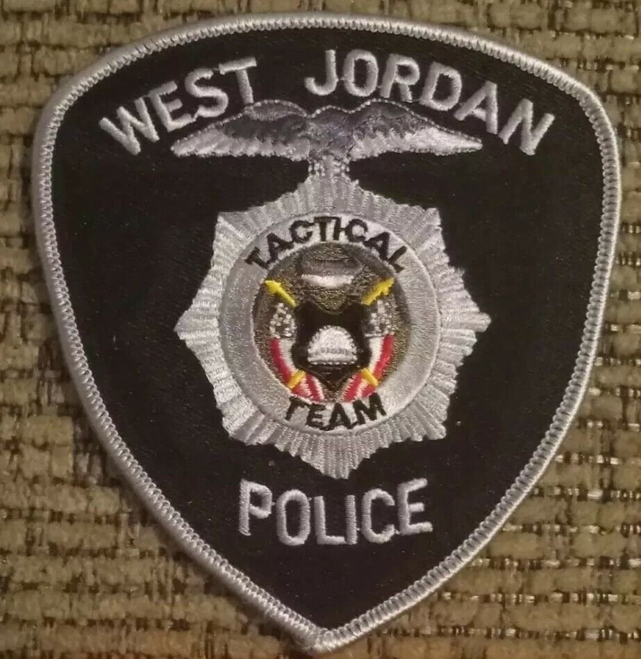 West Jordan police SWAT Iron on patch