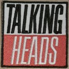 Talking Heads embroidered Iron on patch