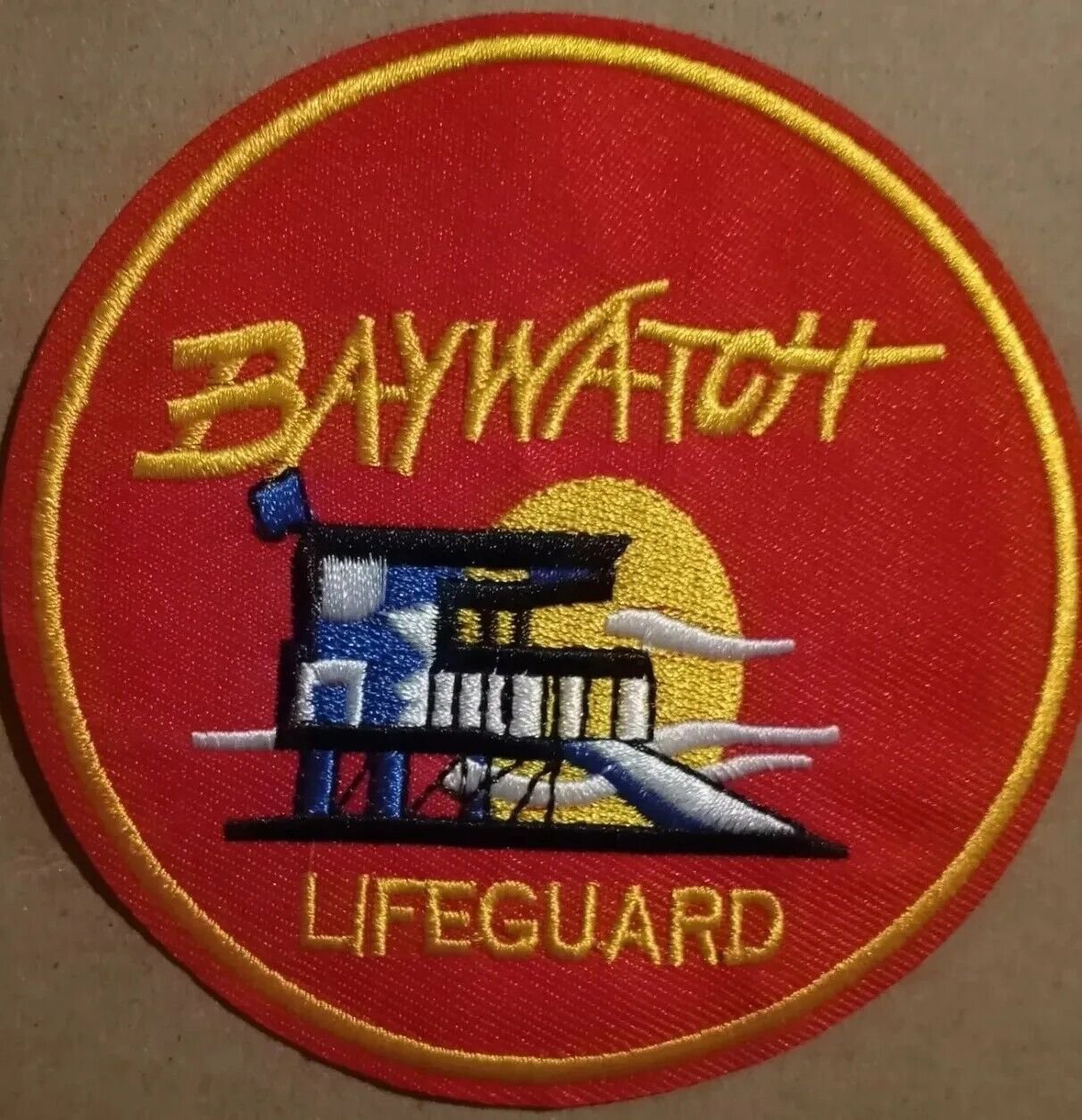 Baywatch Lifeguard embroidered Iron on patch