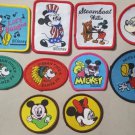 Disney Mickey Mouse sew on patch 10 pcs.