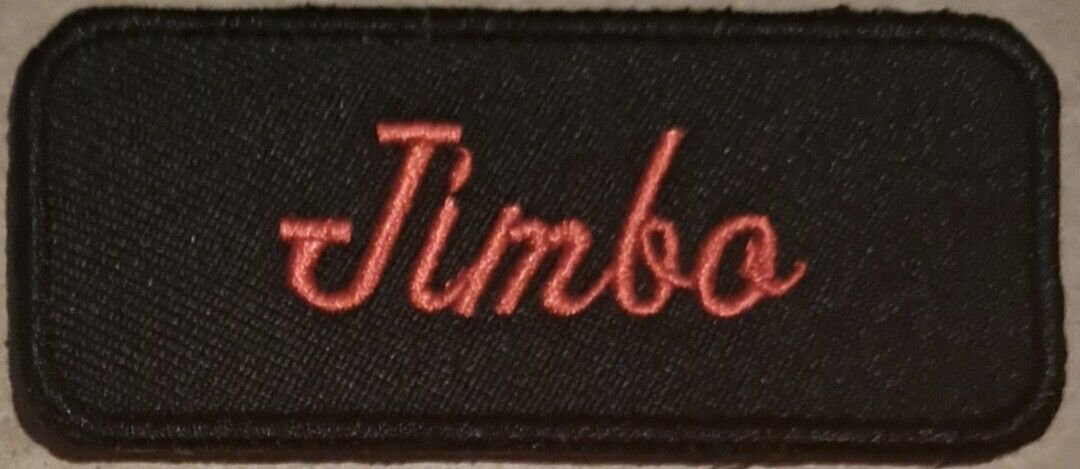Jimbo embroidered Iron on patch 6 pcs.
