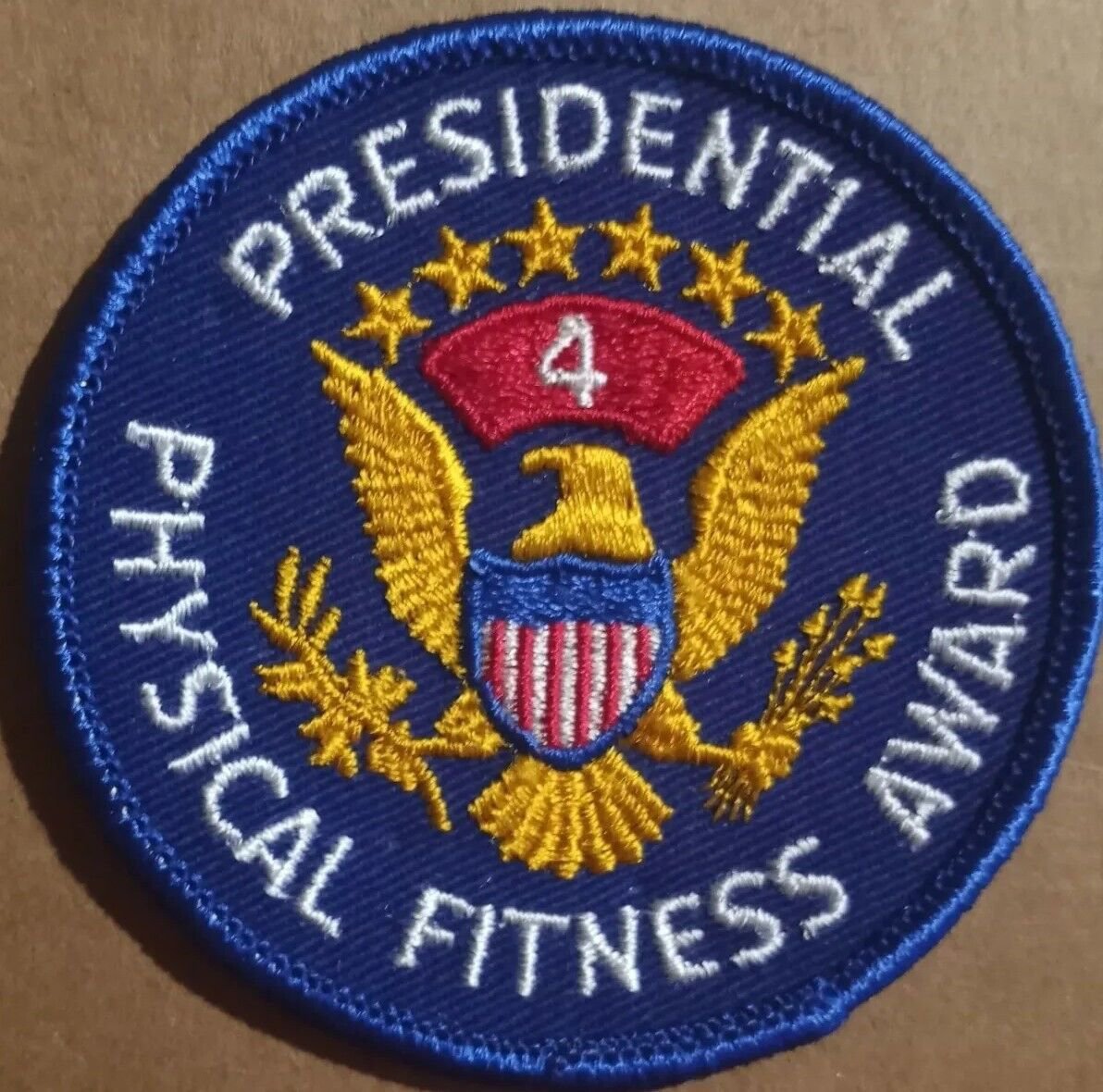 Presidential Physical Fitness Award Level 4 sew on patch