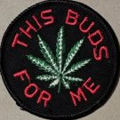 This Bud's for Me embroidered Iron on patch