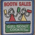 Booth Sales Girl Scout Cookies - GSA activity fun patch