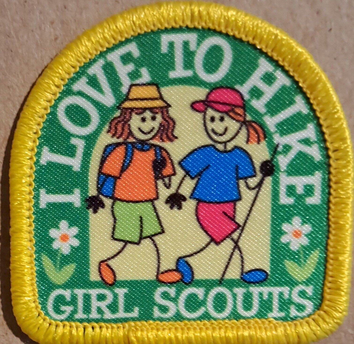 I Love to Hike GSA activity fun patch