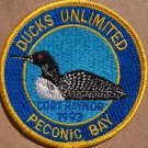 Ducks Unlimited Peconic Bay - Cort Raynor 1993 - embroidered sew  on patch