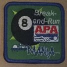 Break-and-Run APA Mini Mania embroidered sew on patch