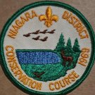 Conservation Course - 1969 - Niagara District - BSA patch