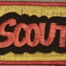 Scout embroidered Iron on patch