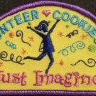 Volunteer Cookies 1998 Just Imagine - GSA activity fun patch