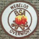 Webelos Overnight - BSA patch