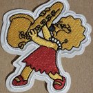 The Simpsons Lisa Simpson embroidered Iron on patch