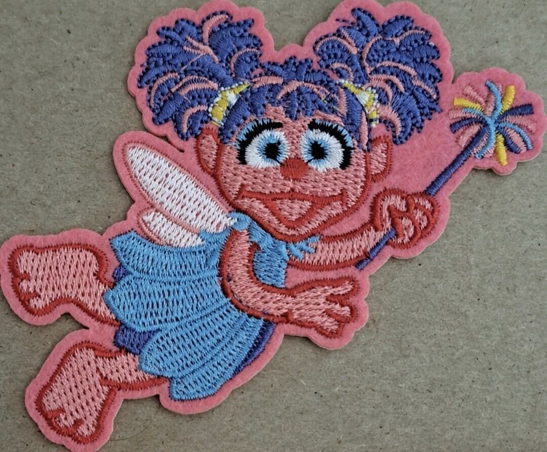 Sesame Street Abby Cadabby embroidered Iron on patch