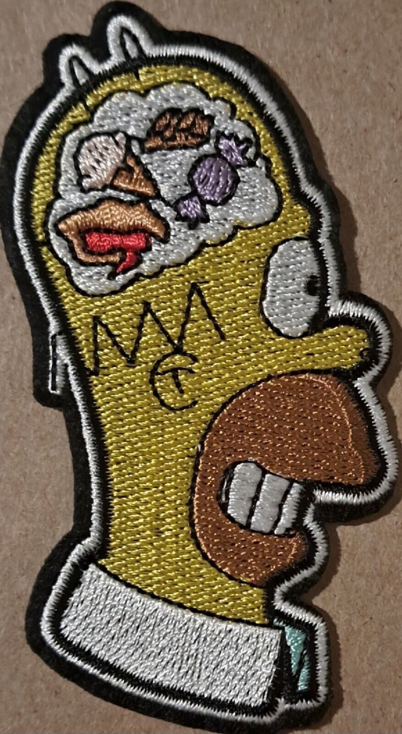 The Simpsons Homer Simpson embroidered Iron on patch