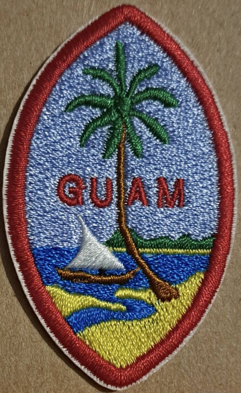 Seal of Guam embroidered Iron on patch