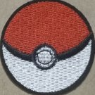 Pokeball embroidered Iron on patch