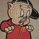 Porky Pig embroidered Iron on patch
