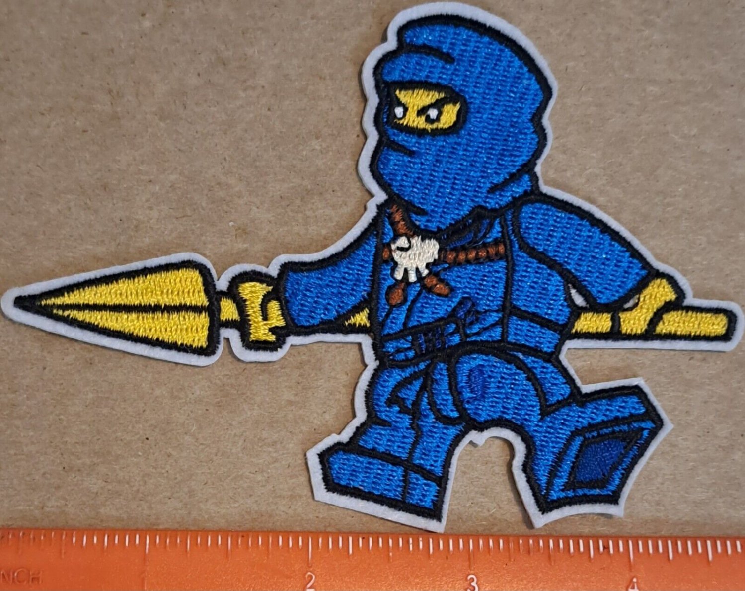 Lego Ninjago Jay embroidered Iron on patch