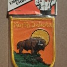 North Dakota embroidered sew on patch