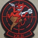 Dust Devils VX-31 Flight Test Evaluation embroidered hook and loop patch