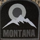 Montana sew on silk screen patch
