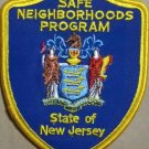 Safe Neighborhoods Program State of New Jersey Iron on patch