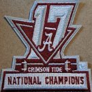 National Champions - 2017 - embroidered Iron on patch