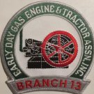 Early Day Gas Engine & Tractor Assn. Inc. Branch 13 embroidered Iron on patch