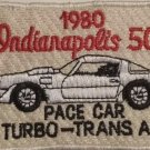 Pace Car Turbo-Trans Am 1980 Indianapolis 500 sew on patch