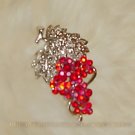 nnc1004 Red Grape Sliver Pin