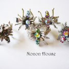 Spider Crystal Rings